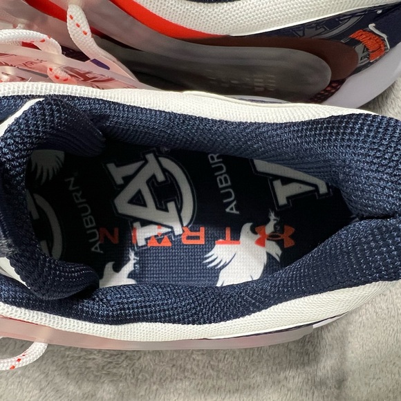 Under Armour Auburn Tigers TriBase Shoes - Picture 7 of 11